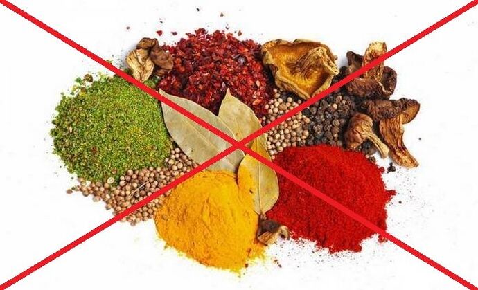 Забранени продукти за цервикална остеохондроза
